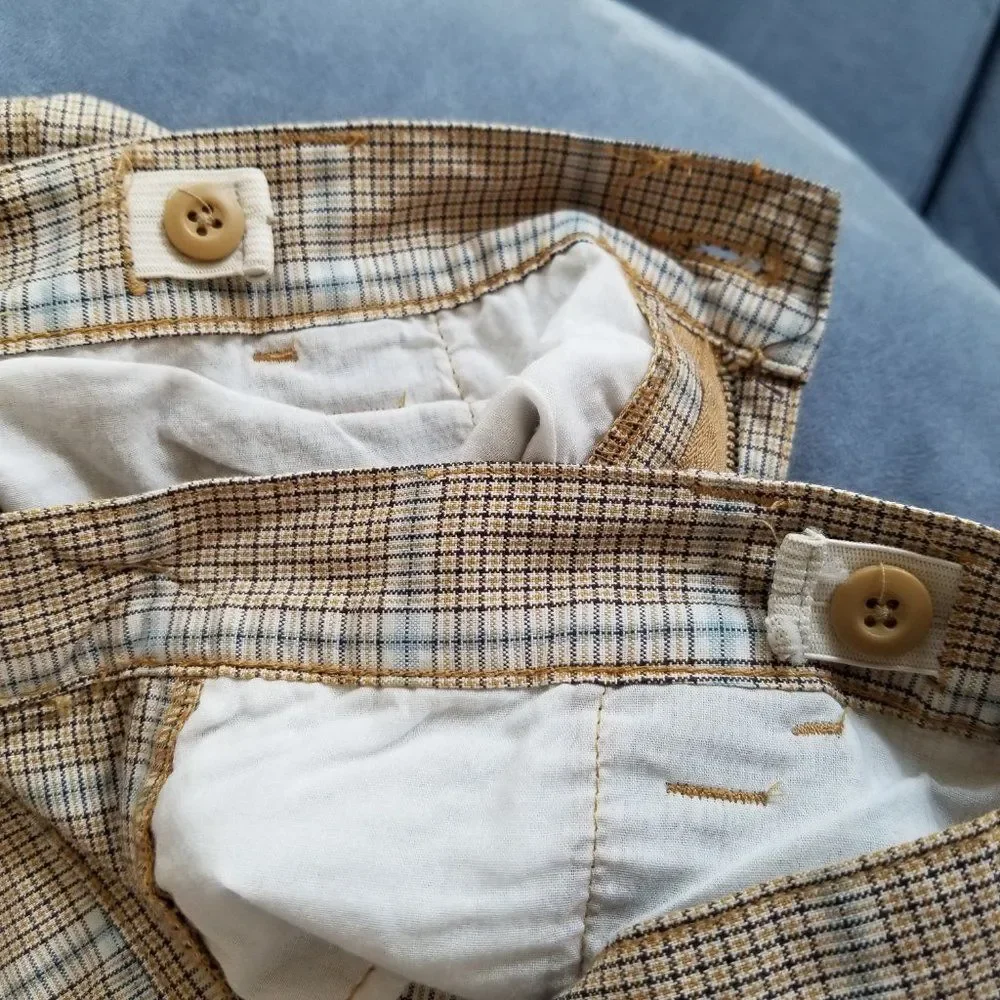 Boys Cherokee Flat Front Plaid Shorts Size 16 - EUC - Nice Shorts!